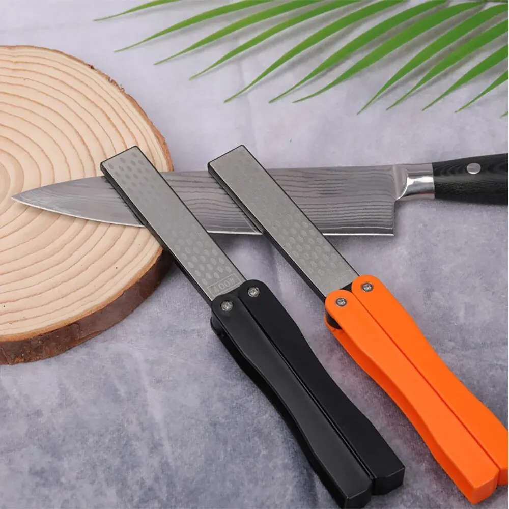 両面ポケット研ぎ石、ダイヤモンドナイフ研ぎ器、粗石、折りたたみ式gritstone、400グリット