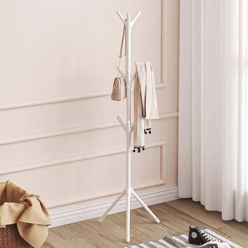 1PC Clothes Hanging Rack Floor Simple Bedroom Clothes And Hat Rack Household Clothes Storage Rack Easy Assembly