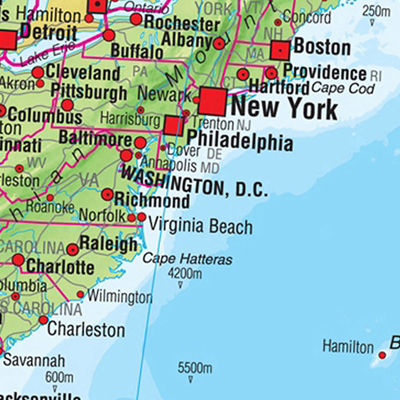 Mapa mundi grande dobrável de 150x100cm com bandeiras, mapa físico do mundo para viagens, material escolar de escritório para quarto e sala de estar