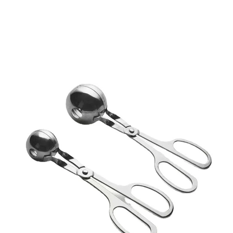 Aço inoxidável Carne Ball Maker Ferramenta, Clipe, Redondo, Arroz Bola Shaper, Colher, Almôndega Fazendo Mold, Antiaderente, Recheado, Gadget de cozinha