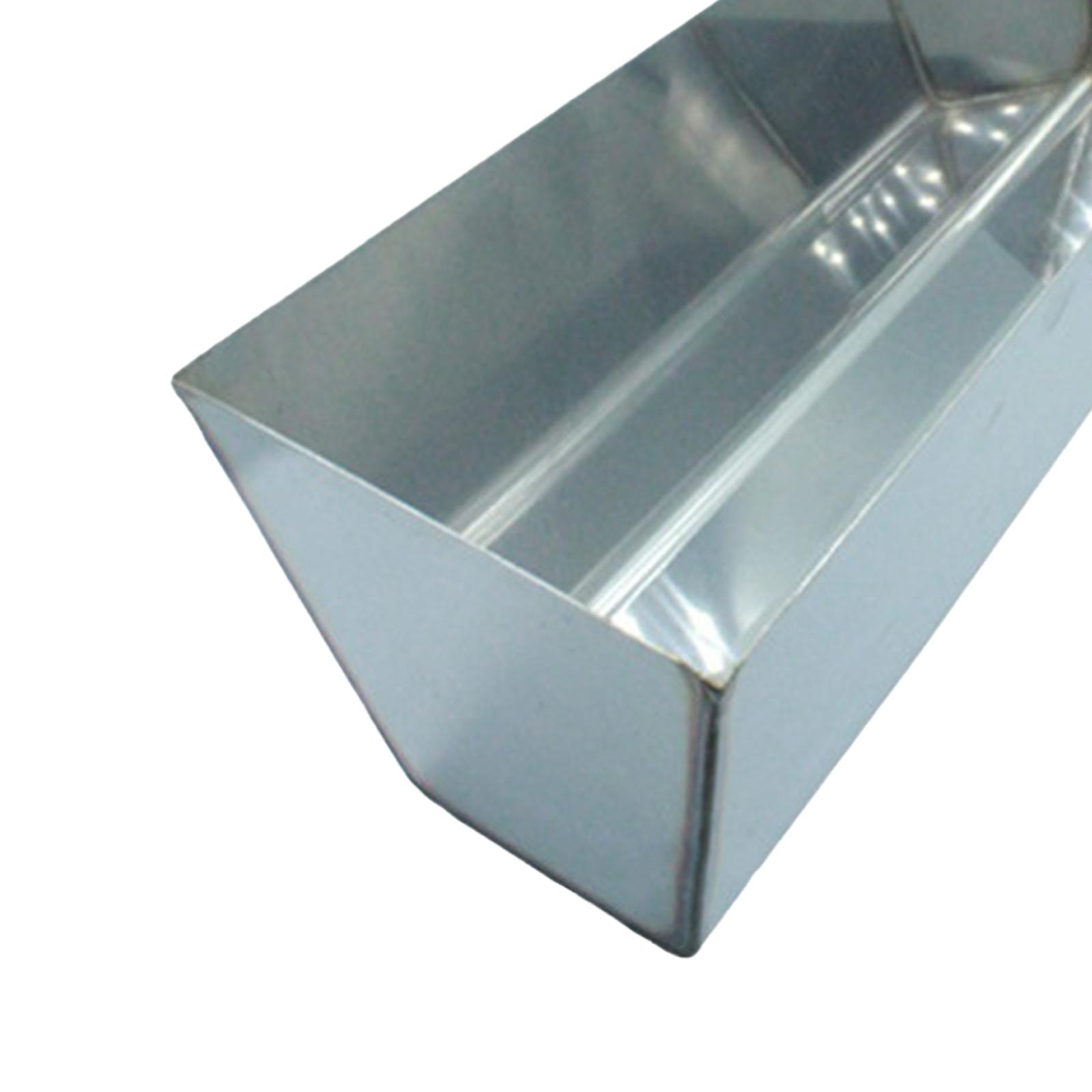 Stainless Steel Mud Pan Easy to Clean Multifunction Practical Heavy Duty Drywall