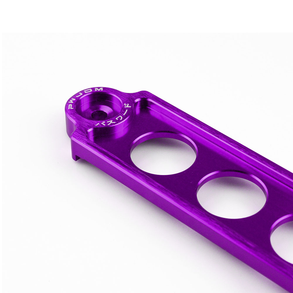 JDM スタイリング車のバッテリータイダウンマウントホールドブラケットロック陽極酸化バッテリー固定ブレースロックホンダシビック/CRX 88-00 BTD001