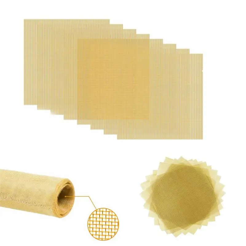 20-200M Brass Woven Wire Mesh Shielding Fabric 30x30cm/30x90cm Copper Wire Paint Filter Screen Non-magnetic Signal Screen Net