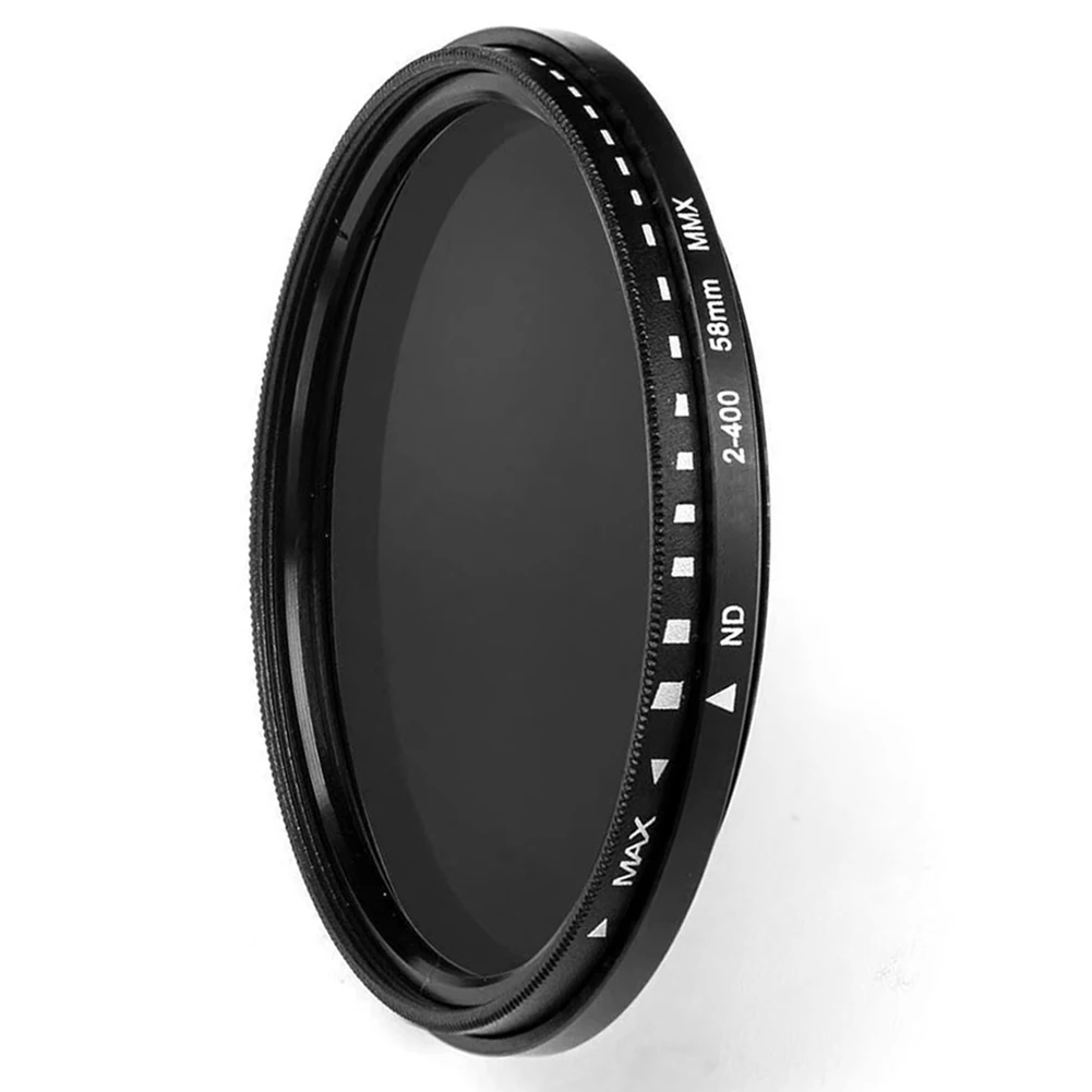 Variable ND Filter for Camera Adjustable Neutral Density Lens Filter (ND2-ND400) - 37 40.5 43 46 49 52 55 58 62 67 72 77 82 mm