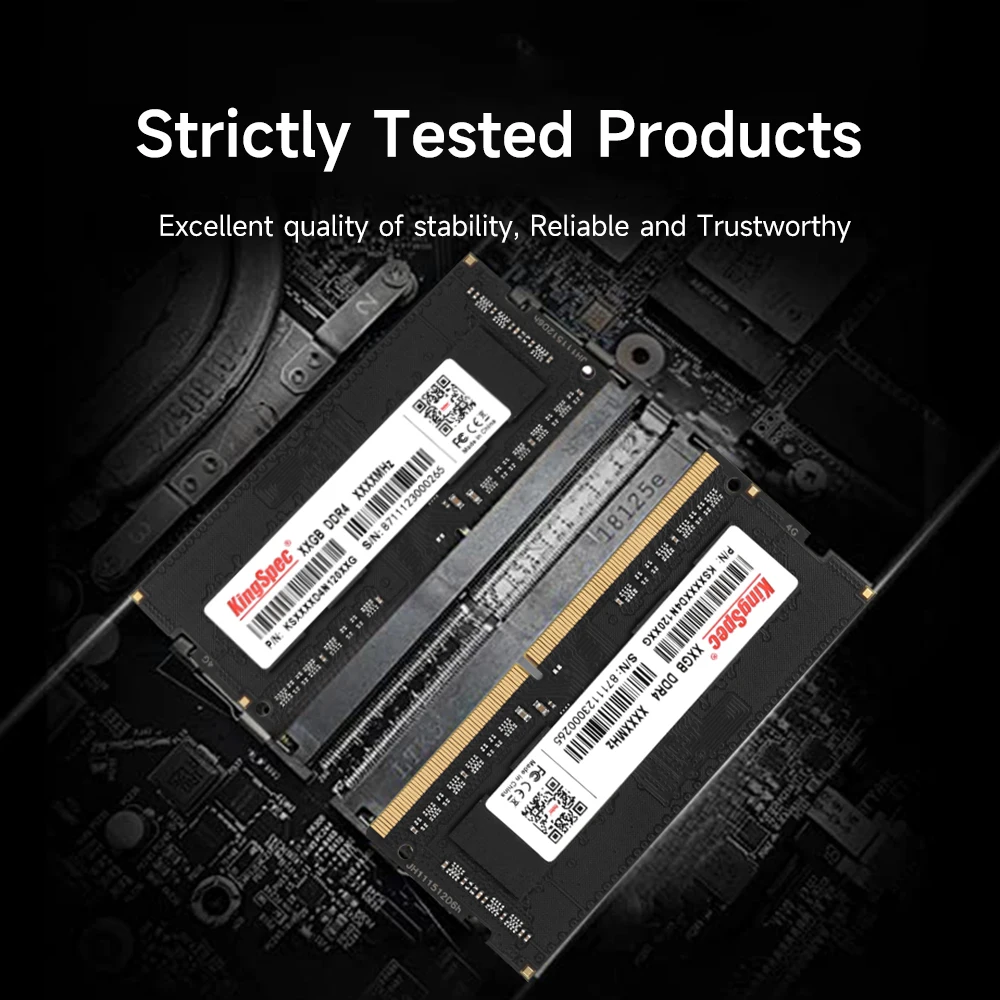 KingSpec Memoria Ram Ddr4 8GB 16GB 32GB 3200MHz Tarjeta de Memoria RAM 4gb Notebook 2666mhz 3200 mhz Módulo de Memoria DDR4 1,2 V portátil