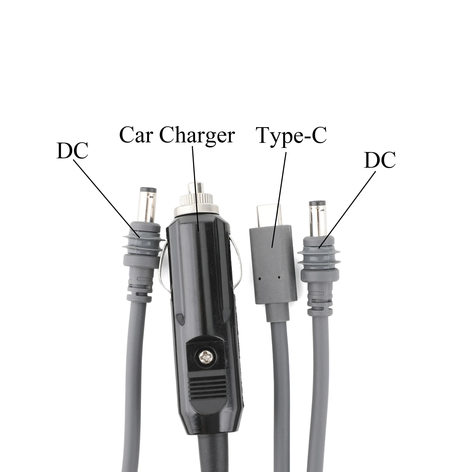 1 Stück für Starlink Mini 3 in 1 Autoladegerät/Typ-C/DC auf Mini DC Stromkabel für Starlink Mini