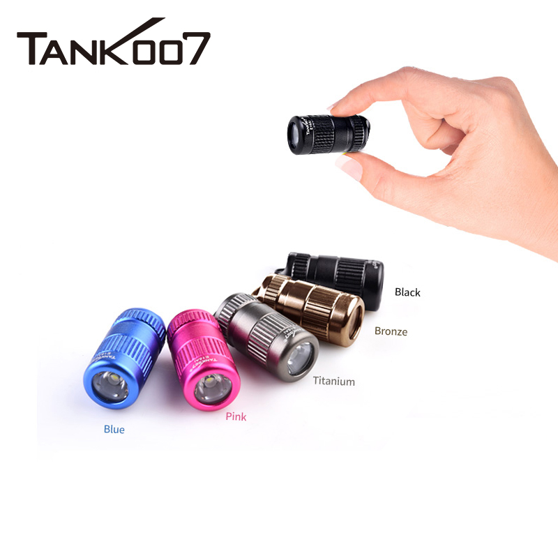 TankHouseE15-Lampe de poche LED avec interrupteur rotatif, étanche, autodéfense, d'urgence, crochet portable, pour l'extérieur