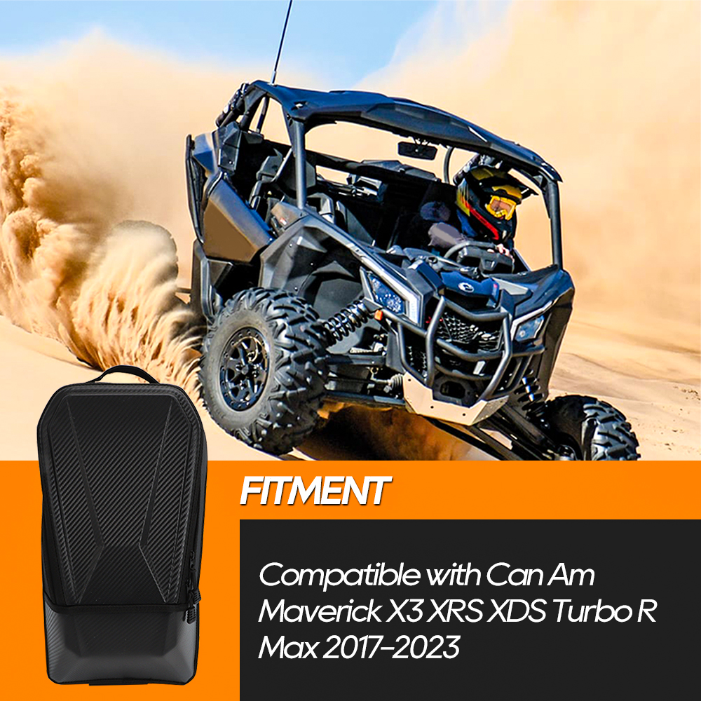 Maverick X3 Upgraded Storage Bag for Can Am Maverick X3 XRS XDS Turbo R Max Seats Center Shoulder Console Storage Cargo Bag