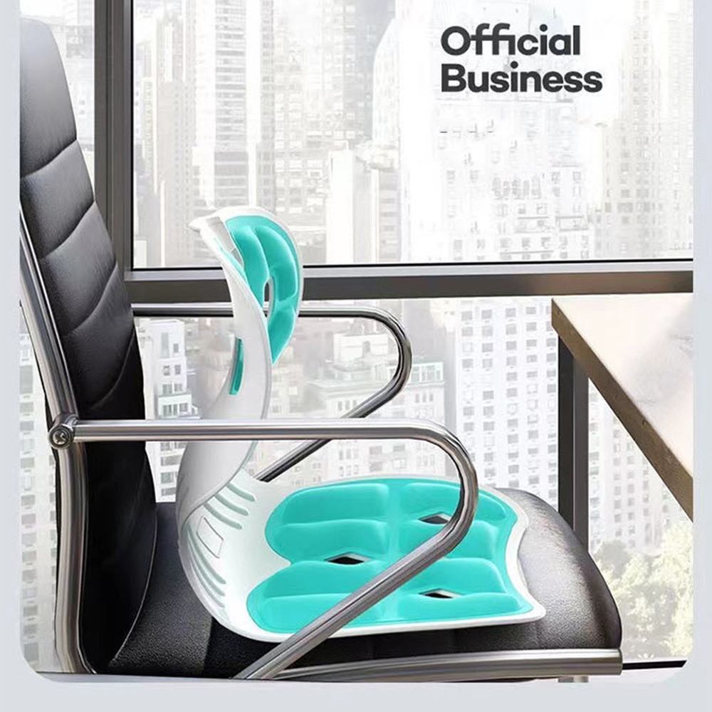 Almofada de assento ergonômica cadeira proteção de cintura almofada de assento correção de postura de assento almofada de proteção de cintura de postura de assento