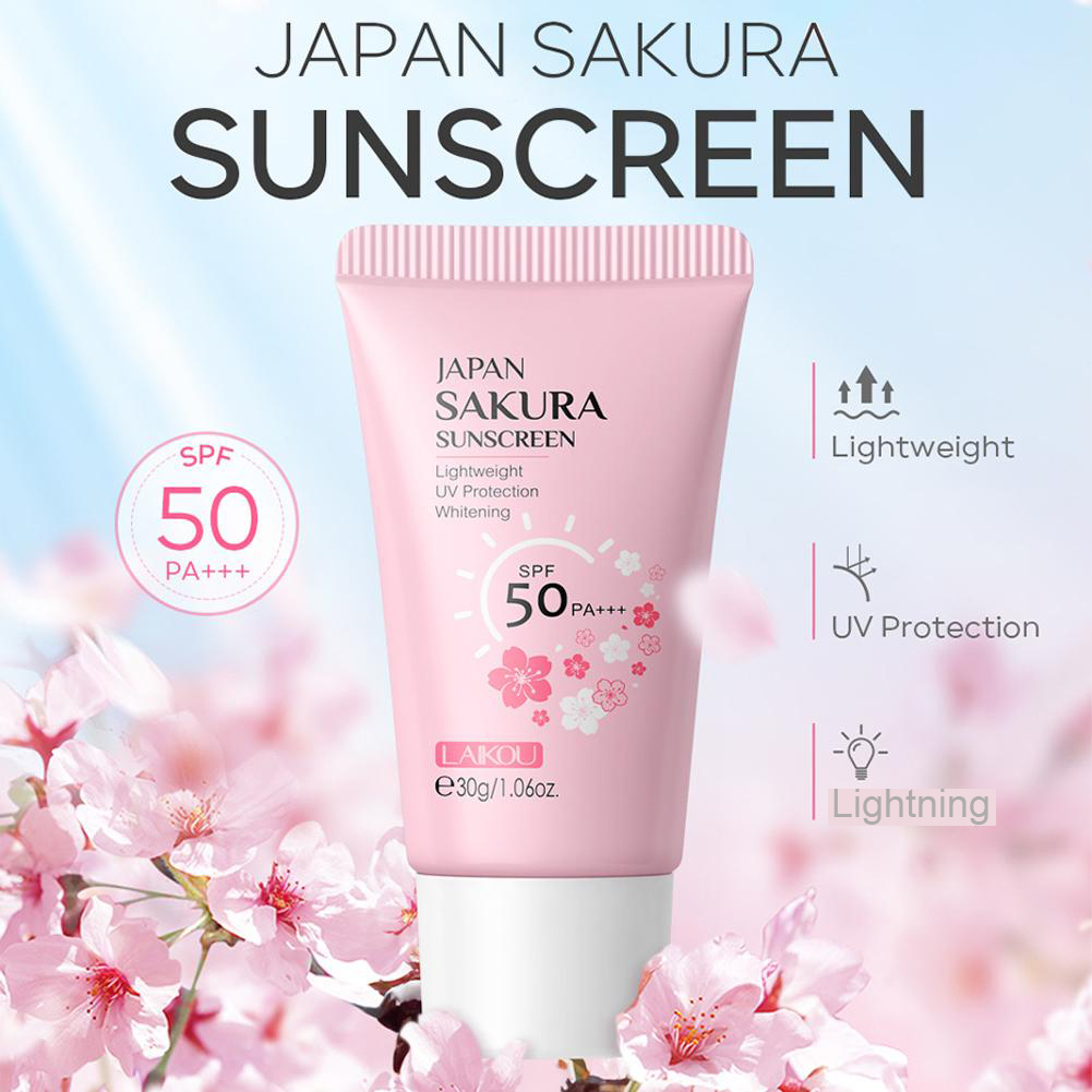 Sakura Sonnenschutzcreme SPF50 Gesichts-Sonnenschutz-Isolationslotion Creme SKIN Protector Brightning Moisturizer Lightning Cream