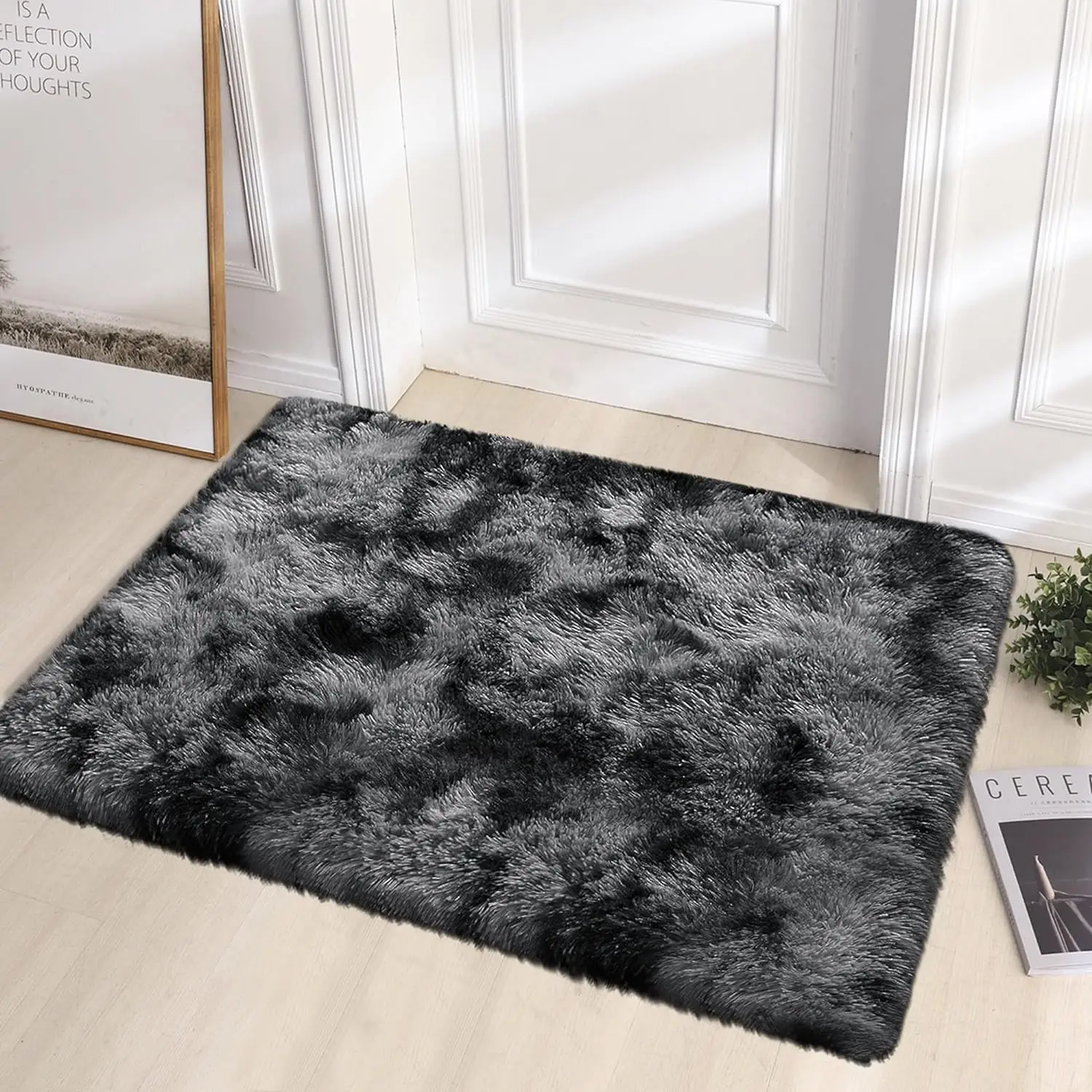 Vikama Tie-Dye weich bequem Wohnzimmer Schlafzimmer Kinderzimmer Studie Kindergarten Teppich wasch bar schmutz abweisend Teppich