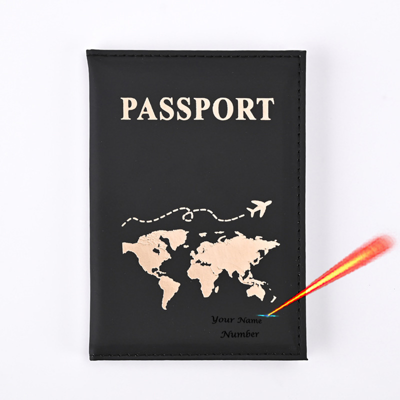 Neue Nette Personalisierte Passport Abdeckung Flugzeug Frauen Männer PU Benutzerdefinierte Reisepass Reise Hochzeit Geschenk Drop Shipping