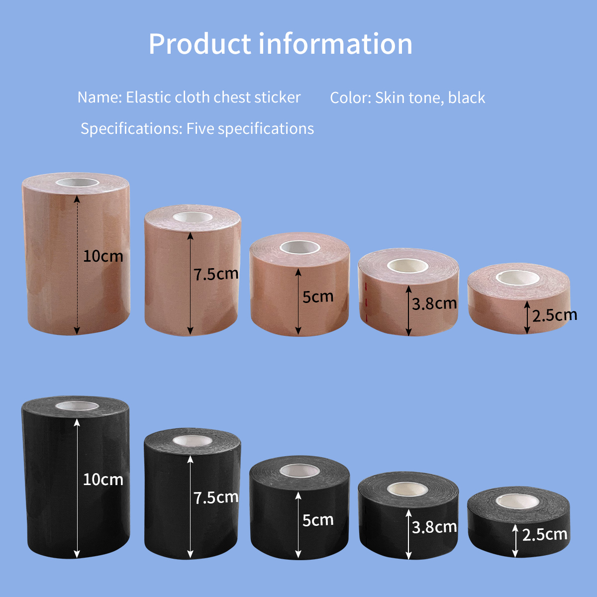 1 Rol Onzichtbare Borstpatch Van 5 Meter, Ademende En Lekvrije Lichte Borstpatch, Damesondergoed En Accessoires