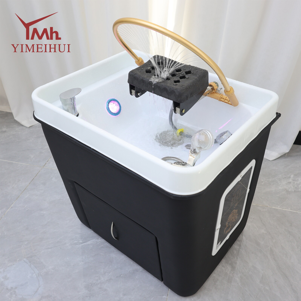 Head Spa Shampoo Stoel Kapper Gootsteen Stoom Draagbare Haarwasstoel Watertherapie Salonuitrusting