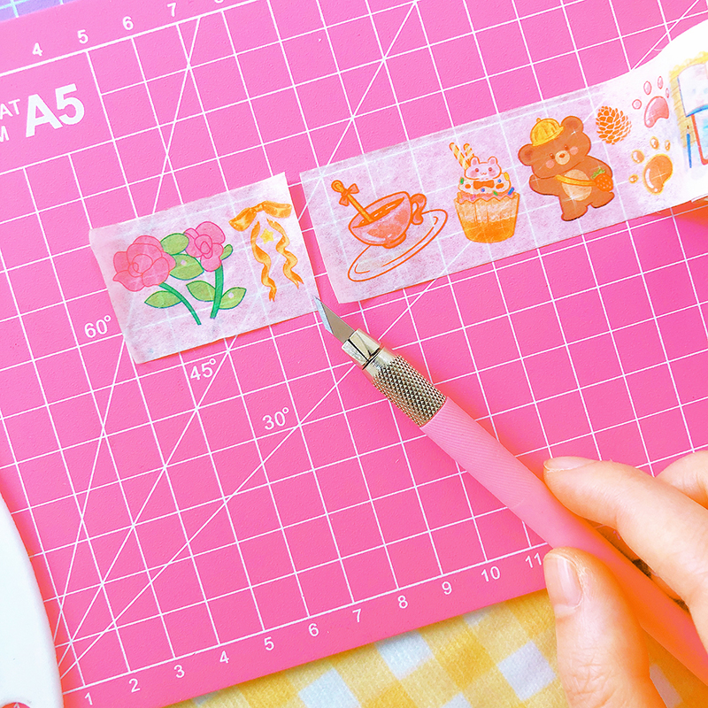 A5 Multifunctional Cutting Mat Diy Handicraft Art Engraving Board Paper Carving Pad High Elasticity Toughness art supplies 123