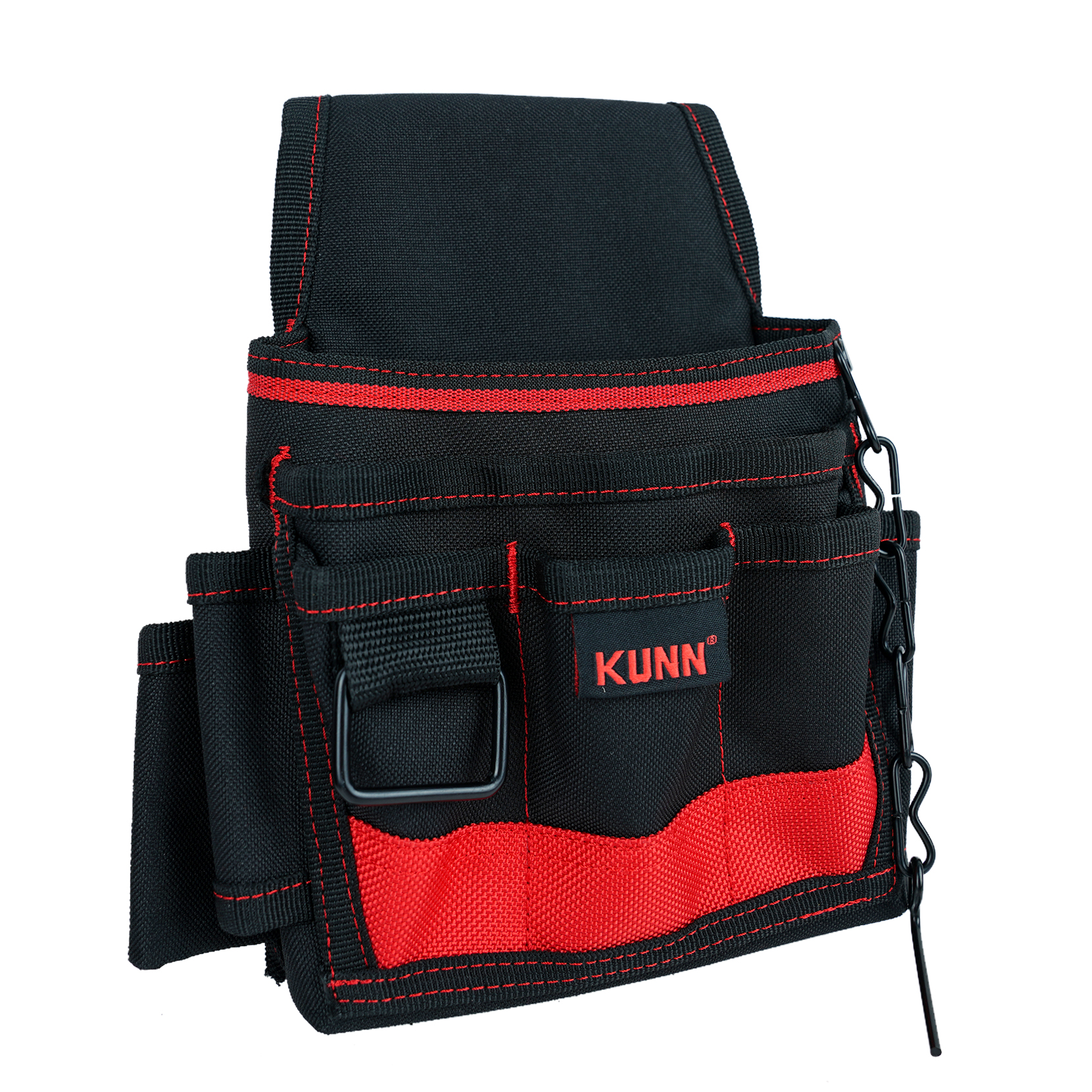 KUNN Electrician Tool Pouch with Waist Belt - Durable Multifunctional Small Pouch Bag for Tool Organization and Storage