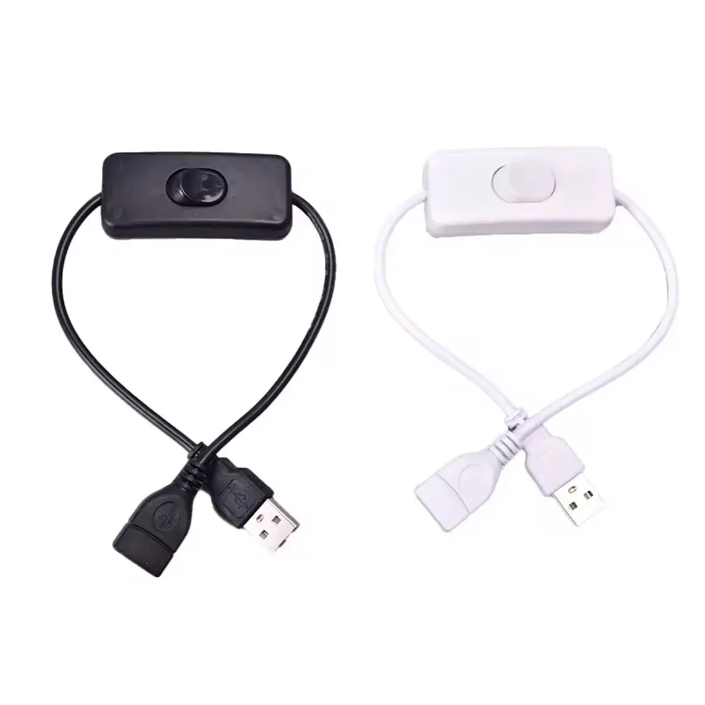 Cabo USB com interruptor liga/desliga, extensão de cabo para USB LED String USB Gadget Ferramentas de dispositivo de fonte de alimentação USB ﻿