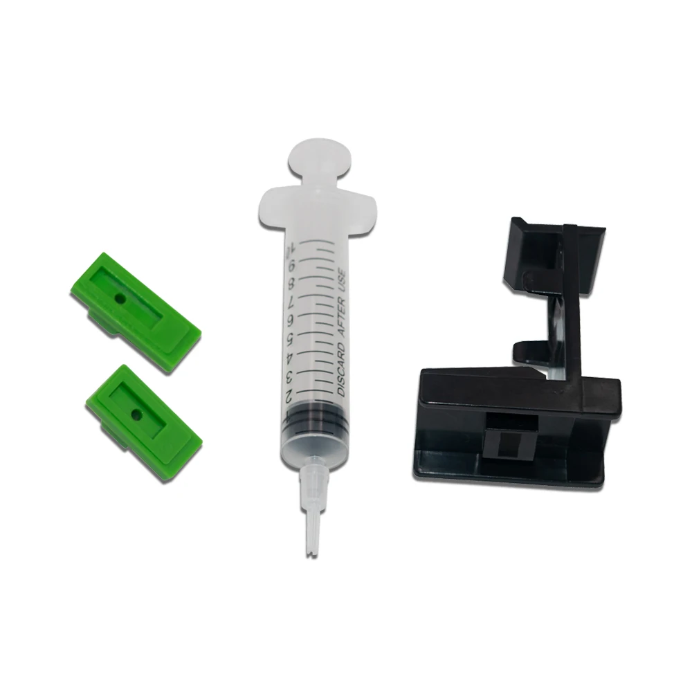 DIY-navulgereedschap voor Epson/hp/Canon/lexmark-inkjetprinter met spuit met groene pad