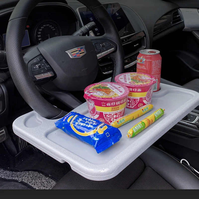 Tragbare Auto Laptop Computer Schreibtisch Halterung Ständer Essen Arbeit Auto Lenkrad Esstisch Halterung Trinken Lebensmittel Kaffee Tablett Bord