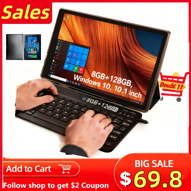 10.1 INCH 64 Bit 8GB DDR RAM 128GB ROM AR10 WINDOWS 10 Tablet PC 1920 x 1200 IPS Screen HDMI-Compatible Type-C USB 3.0 WIFI