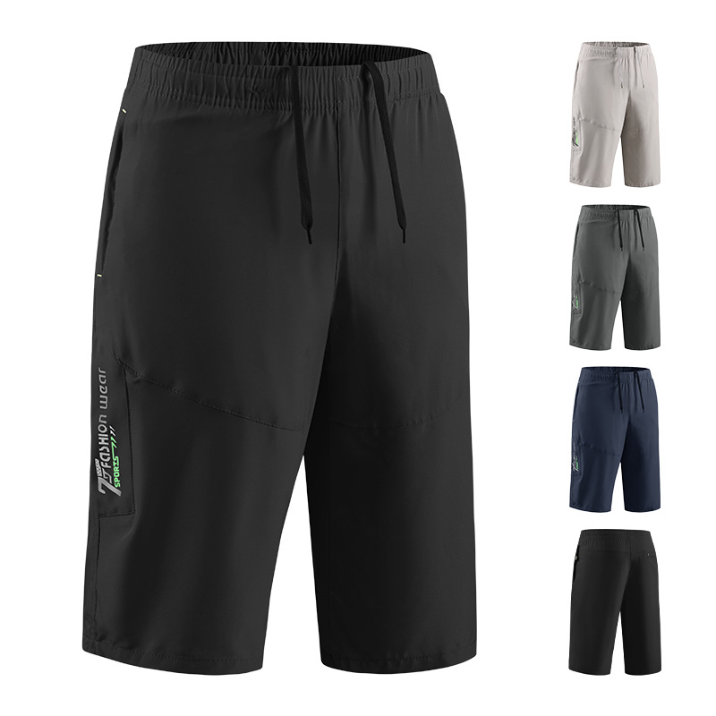 Kuitlengte Lange herenshorts Zomerstrand Elastisch Bermuda Heren Lichtgewicht Stretch Groot formaat Plus Groot 8XL Ritszak Capri 7XL