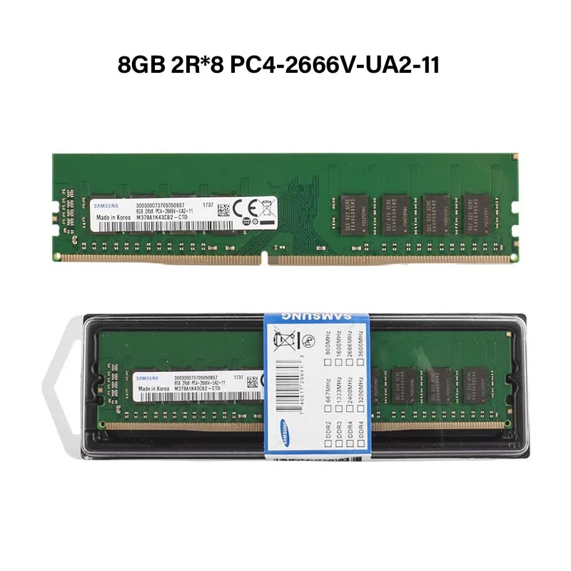 SAMSUNG Memoria Ram DDR4 8GB 4GB 16GB 3200MHz 2666MHz 2400MHz 2133MHz For intel CPU 1.2V DIMM PC-21300 25600 Dual Channel
