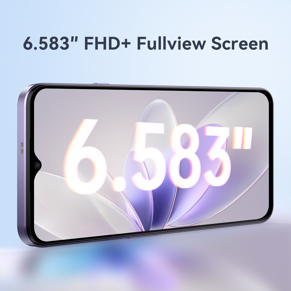 Cubot-P80 Smartphone Android 13, Versão Global, 8GB RAM, 256GB, 512GB ROM, NFC, 6.583 "tela grande, câmera de 48MP