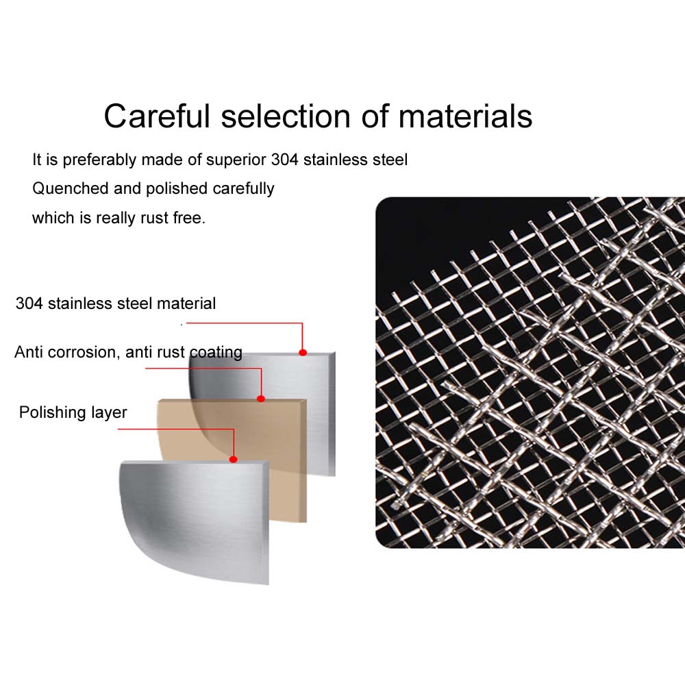 10-50/60/80/100/120/150/200/250/300/350/400 сетчатый тканый проволочный высококачественный лист из нержавеющей стали для экранирования фильтров 30x30 см