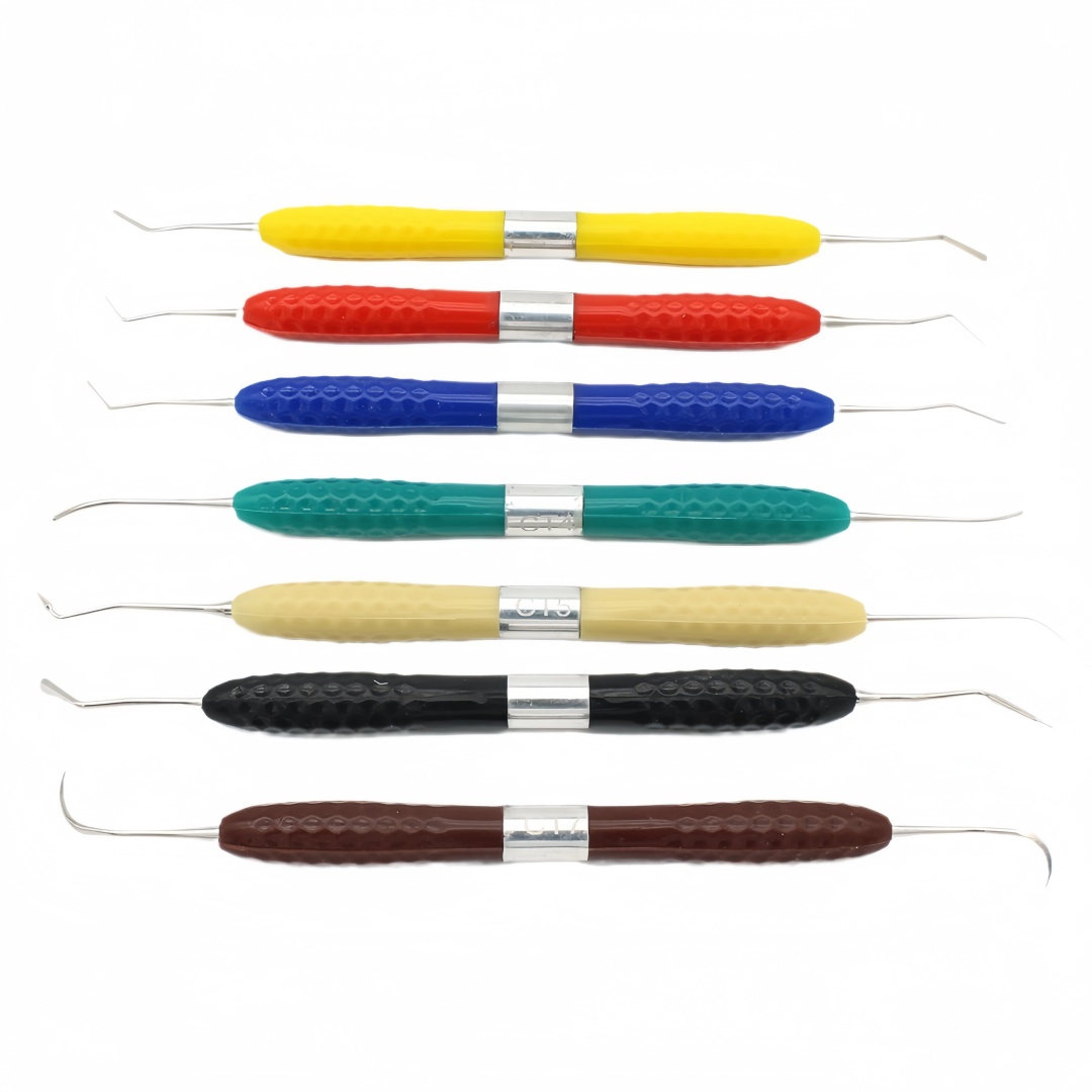 1 szt. Dwustronne narzędzie do wypełnień z żywicy kompozytowej CT1-CT7 Szpatułka do wypełnień żywiczkowych Filler do żywicy Estetyczna restauracja Narzędzie dentystyczne