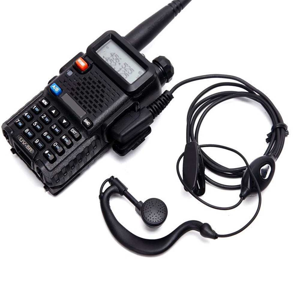 Auricular Walkie Talkie de 2 pines con cable, auricular de Radioaficionado bidireccional para Baofeng BF-888S UV5R Walkie-Talkie 992