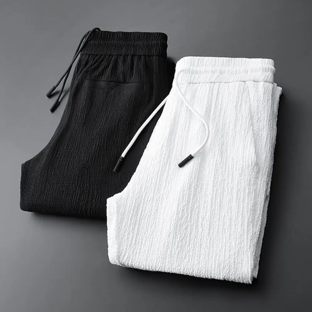 Men Two piece Suit Striped Pleated Men Pants Set Pleated Drawstring Loose Lapel Pockets Thin Formal Business Men Set