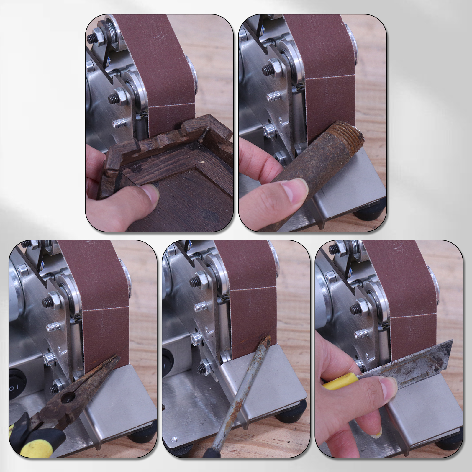 10 pz 30x330mmSanding Nastri Cintura Sande Macchina Speciale Abrasivo per Lucidatrice Metallo Lavorazione Del Legno Lama Rettifica