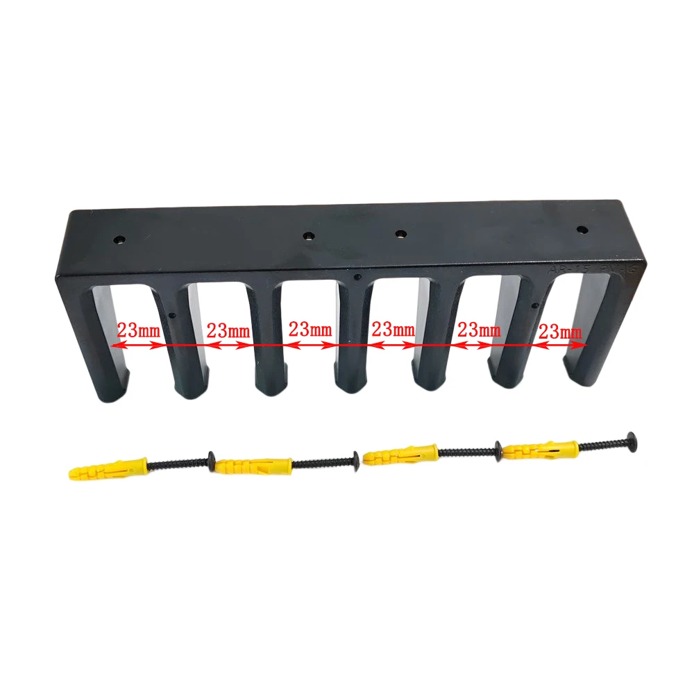 Tactical 6X Standard Magazine Rack Bracket AR15 PMAG Wall Mount Mag Holder Display Safe Storage for Hunting Airsoft Accessory
