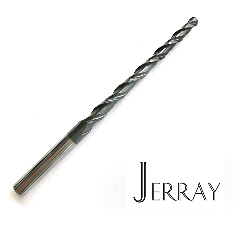 Carbide Spiral Tapered Ball Nose End Mill 2 Flutes Router Bit Wood working CNC 2D 3D Carving Bits Wood Milling Cutter