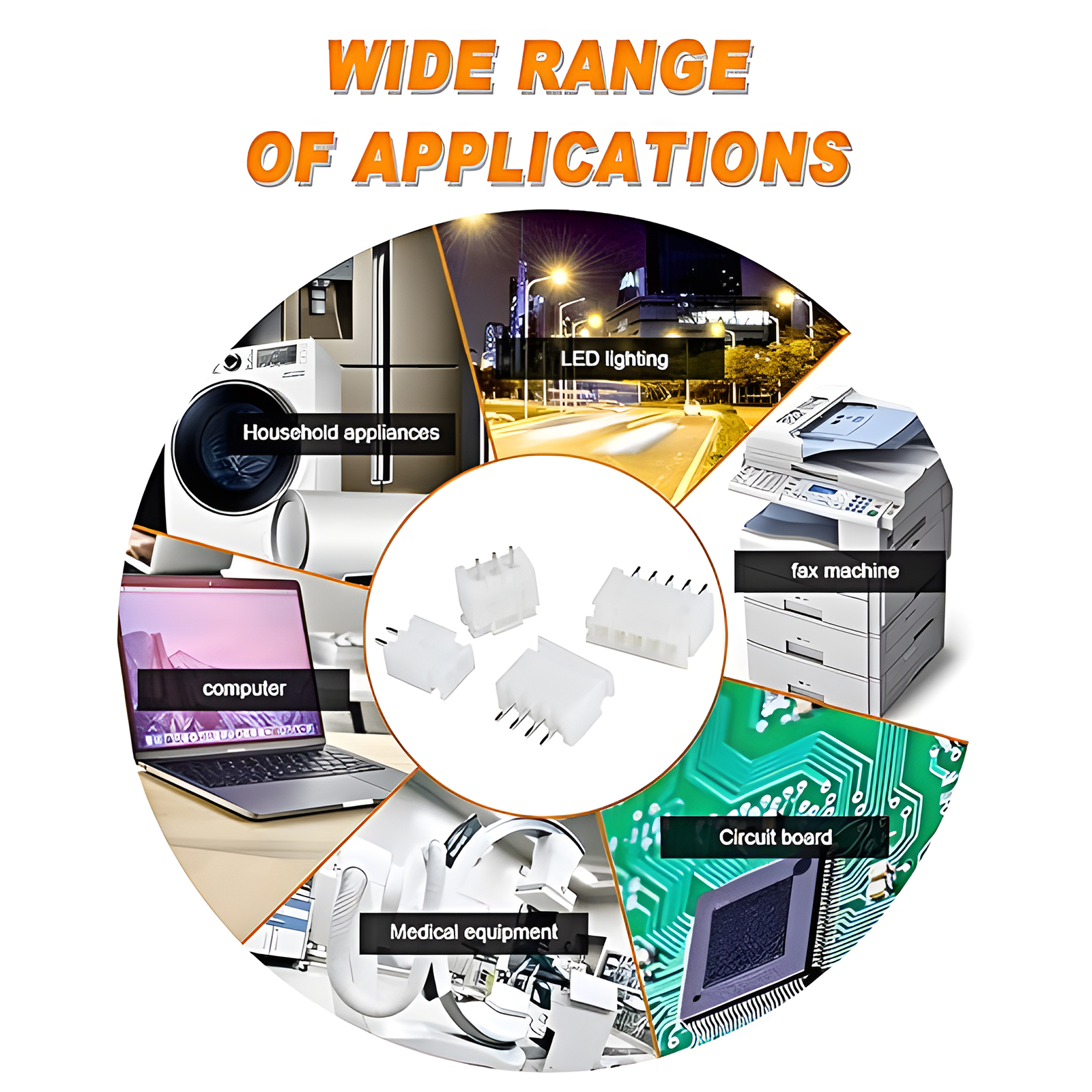 230pcs 2.54mm JST Connector Kit XH-2.54 2/3/4/5/6 Pin Male&Female Housing Connector Adapter Plug 2.54mm Pitch Wire Terminal Kit