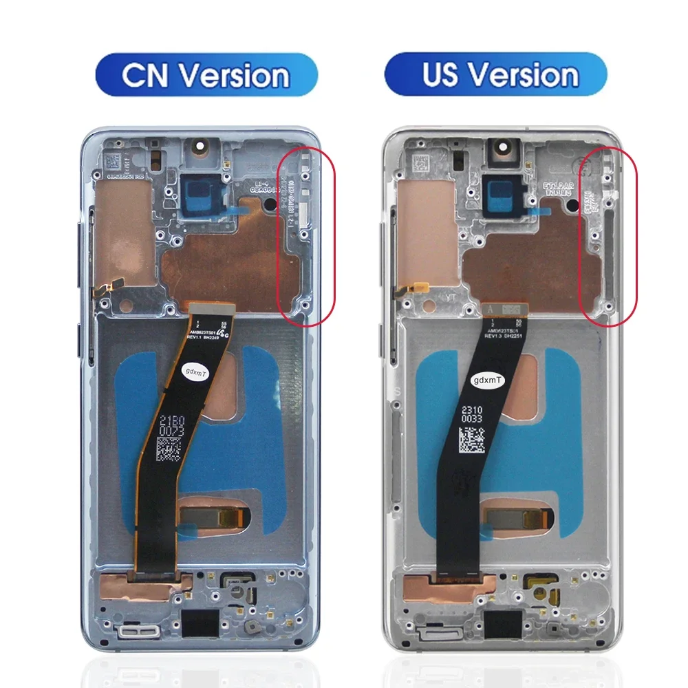 6.2 ''ทดสอบสําหรับ Samsung S20 5G LCD G981 S981F S981F/DS จอแสดงผลหน้าจอสัมผัสสําหรับ Samsung S20 5G เปลี่ยนจอแสดงผล