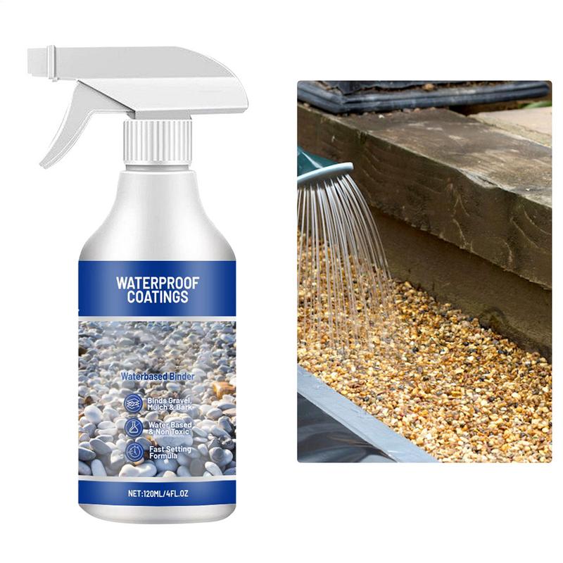Гравийный клей для ландшафтного дизайна, герметик, клей-стабилизатор, водостойкий быстросохнущий спрей, 120 мл для наружного двора
