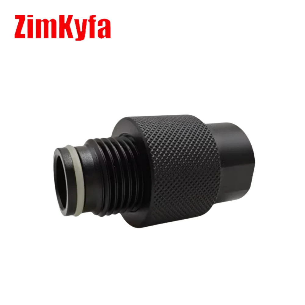 HPA Tank Regulator Valve ON/OFF ASA Adaptor G1/2-14 Thread Saver,CO2/Compressed Air Pin Valve Depressor Adapter For Air Tool