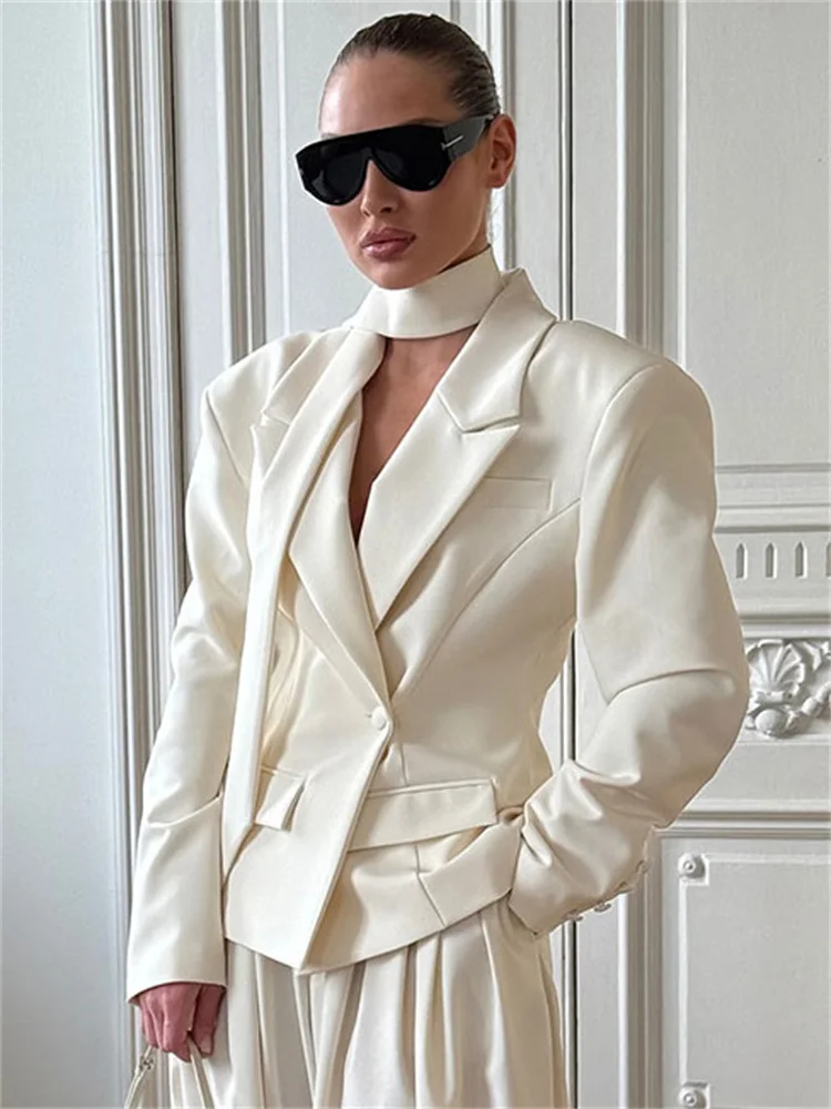 Tossy Elegante Mode Anzug jacke Weibliche Patchwork V-ausschnitt Spitze-Up Pendeln Langarm Herbst 2025, Mantel Für Frauen verband Anzug
