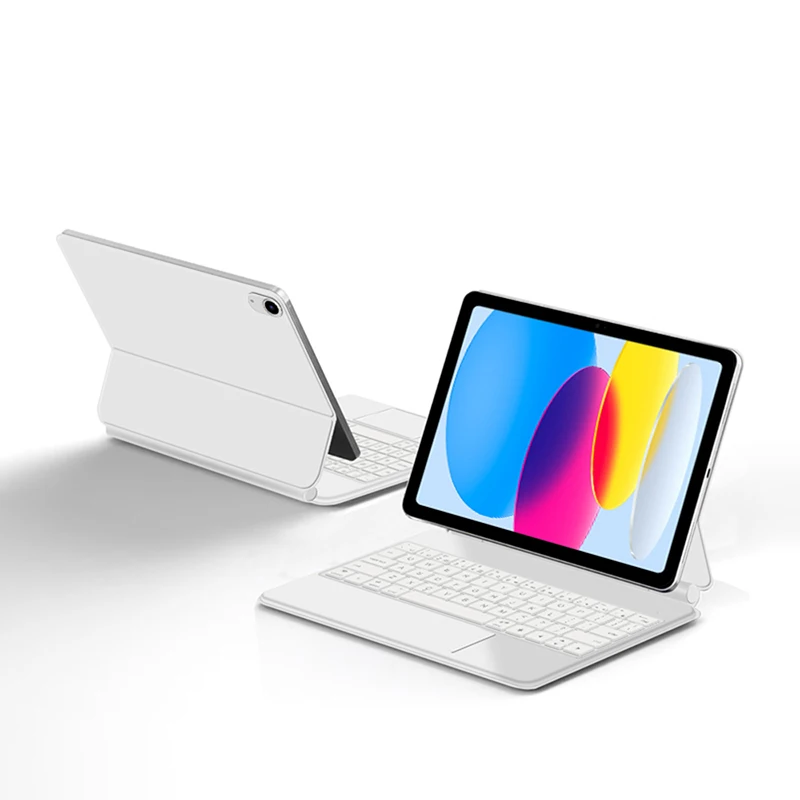 Keyboard Case For iPad A16 11 inch 2025 11th 10th generation Magic Smart Cover Folio Magnetic A3354 A3355 Multi-touch Backlight