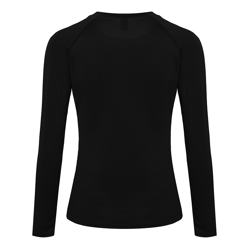 Compressieshirt voor dames Atletisch Yoga Hardlopen T-shirt met lange mouwen Lente Herfst Gymtraining Rekbare basislaag Rash Guard Tops
