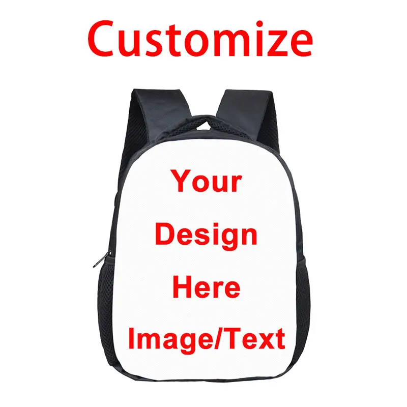 Your Design / Logo Customized School Backpack for Teenagers Customize Your Photo Kids Backpacks Kids School Book Bag