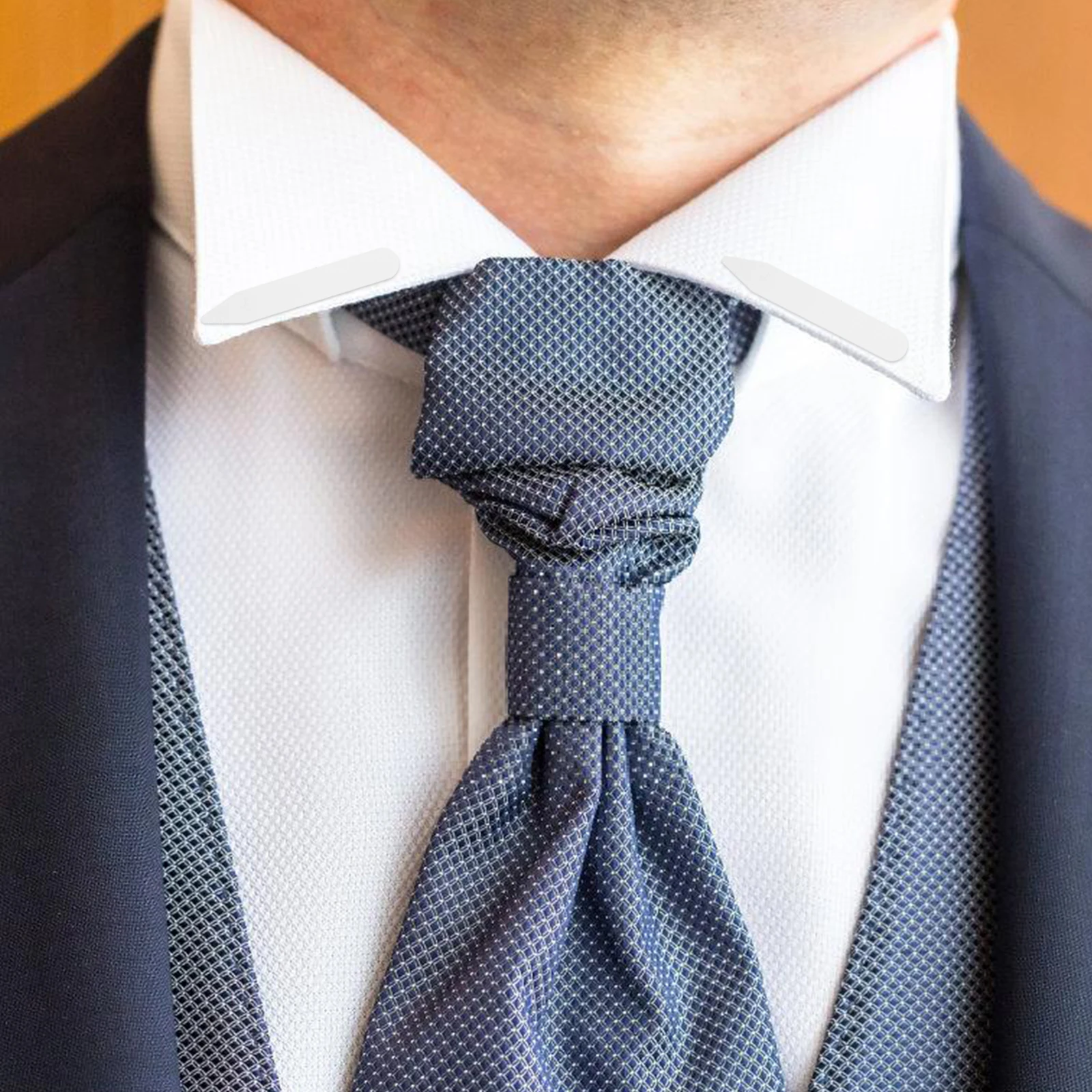 200 peças colar permanece plástico branco 3 tamanhos 5cm 2 6 polegadas 6 5cm 2 8 polegadas 7cm acessórios masculinos inserções de camisa
