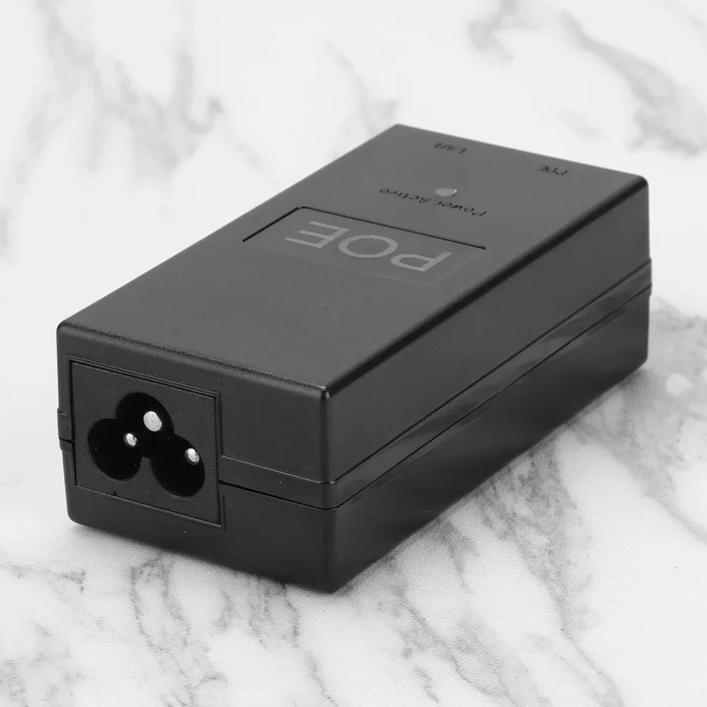24V 1A 24W Desktop POE Power Injector Adaptador Ethernet Vigilância CCTV para fonte de alimentação de câmera IP