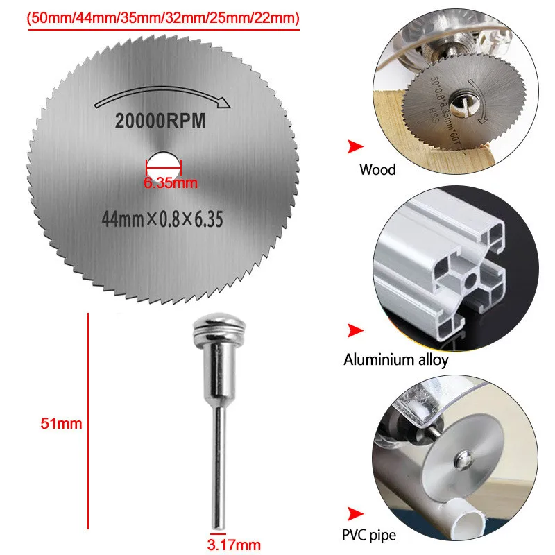 31pc Dischi da taglio diamantati Levigatura Mola Lama per sega circolare Lavorazione del legno Metallo Dremel Mini Trapano Accessori per utensili rotanti