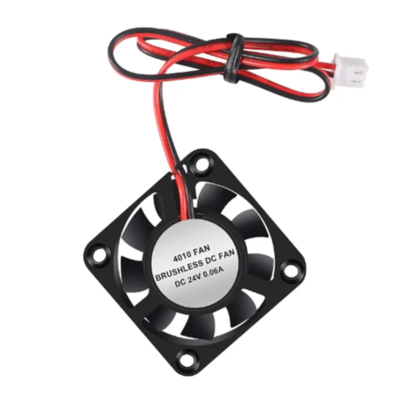 4 pces ventilador de refrigeração da impressora 3d 4010 ventilador 40x40x10mm rolamento hidráulico sem escova dc 12v 24v ventiladores de refrigeração para impressora 3d