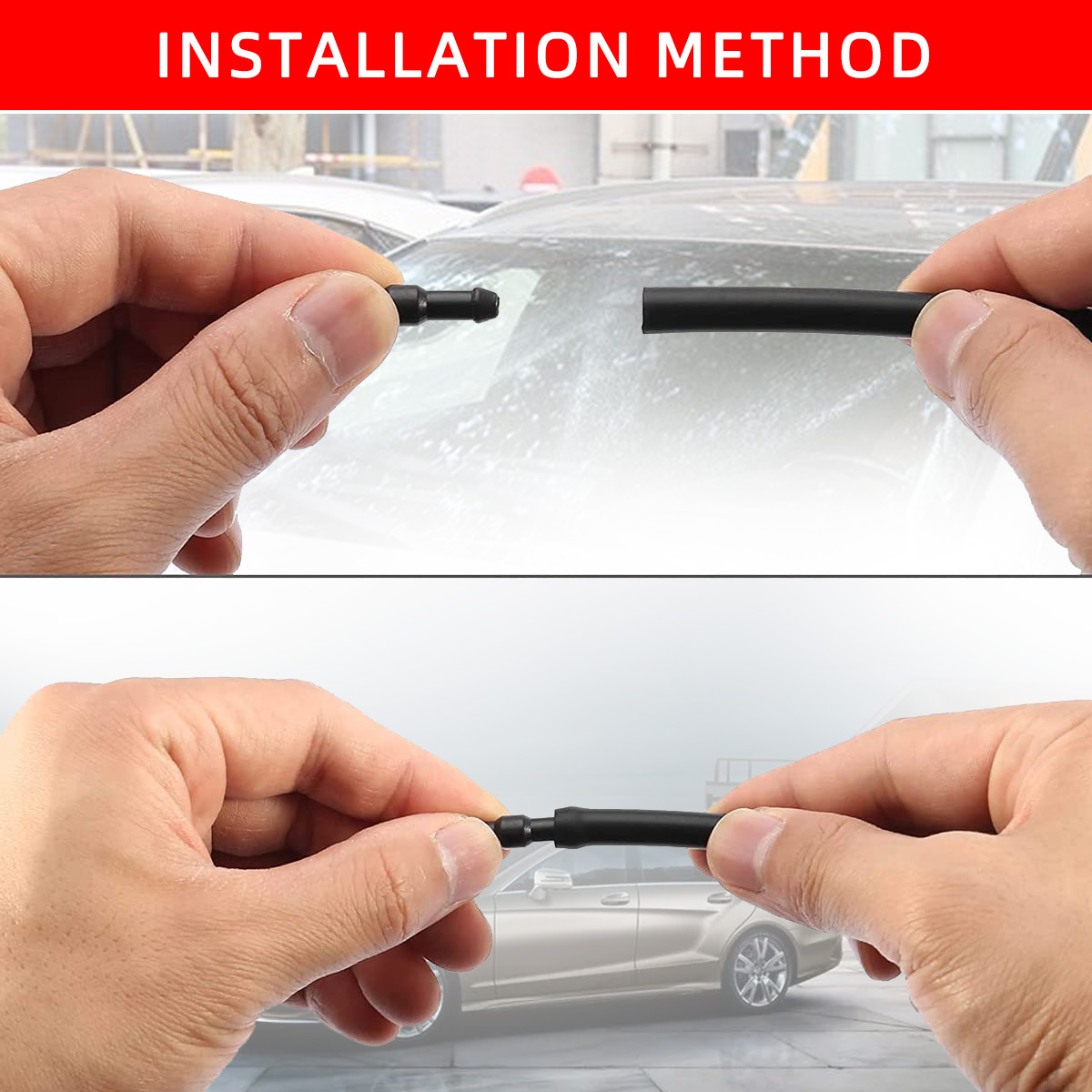 1Set Autos Wischer Spray Rohr Joint T Y I Typ Scheibenwaschanlage Rohr Düse Wischer Reinigung Wasser Schlauch Rohr joint Zubehör