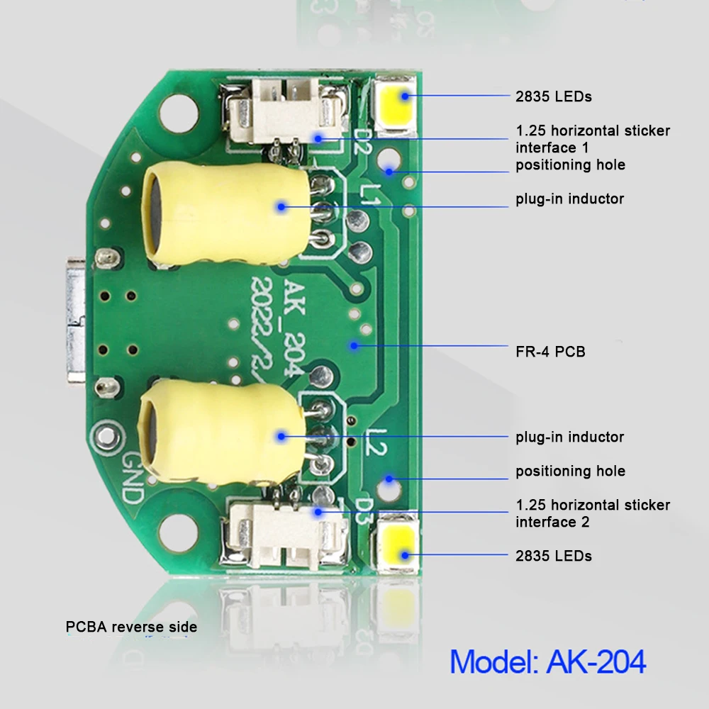 DC5V Ultrasonic Atomizer Sheet Type-C Interface Air Humidifier Spray Module Spray DIY Humidifier Kit Mist Maker Driver Circuit
