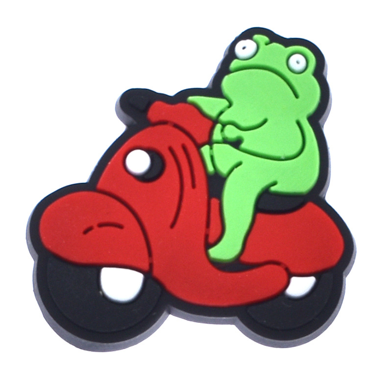 Frog Shoe Charms for Crocs Accessories Charms Clogs Bag Bubble Slides DIY Shoe Decoration Buckle Party Gifts