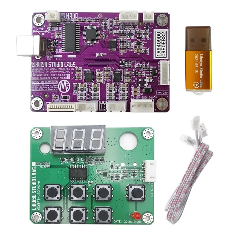 Lihuiyu M2 Nano Mother Основная плата Система управления лазером DIY 3020 3040 K40 6040 40 Вт 50 Вт 60 Вт Co2 Станок для лазерной гравировки и резки